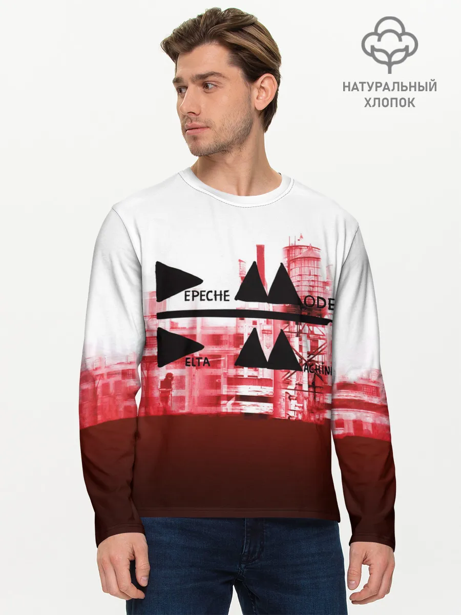 Мужской лонгслив базовый / Delta Machine - Depeche Mode