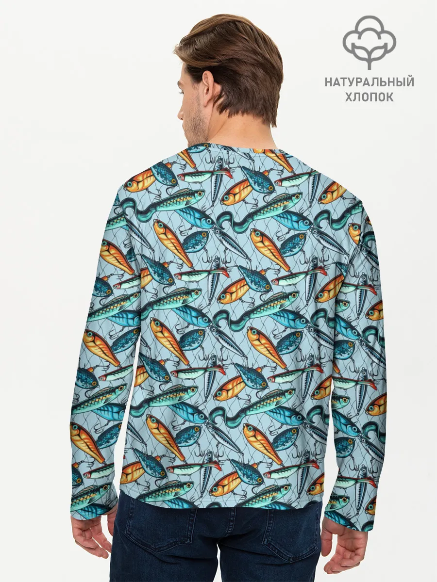 Мужской лонгслив базовый / Воблеры