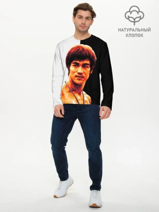 Мужской лонгслив базовый / Bruce Jeet Kune Do