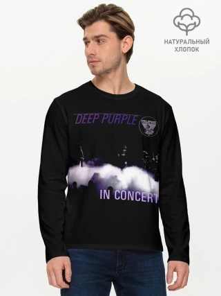Мужской лонгслив базовый / Live at Long Beach 1976 - Deep Purple