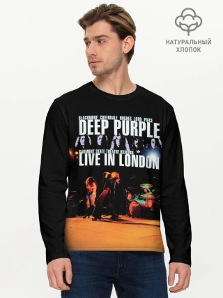 Мужской лонгслив базовый / Deep Purple - Live In London