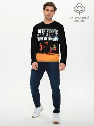 Мужской лонгслив базовый / Deep Purple - Live In London
