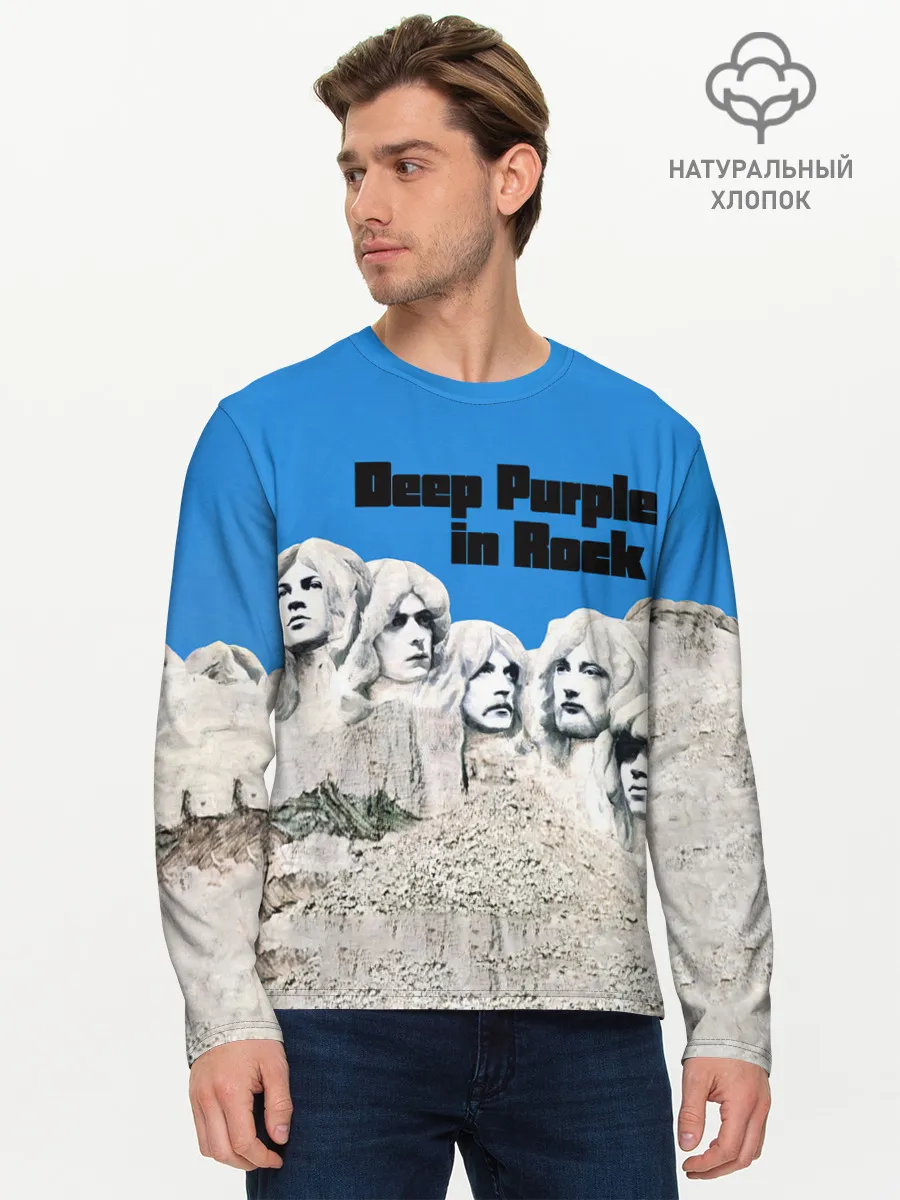 Мужской лонгслив базовый / Deep Purple in Rock