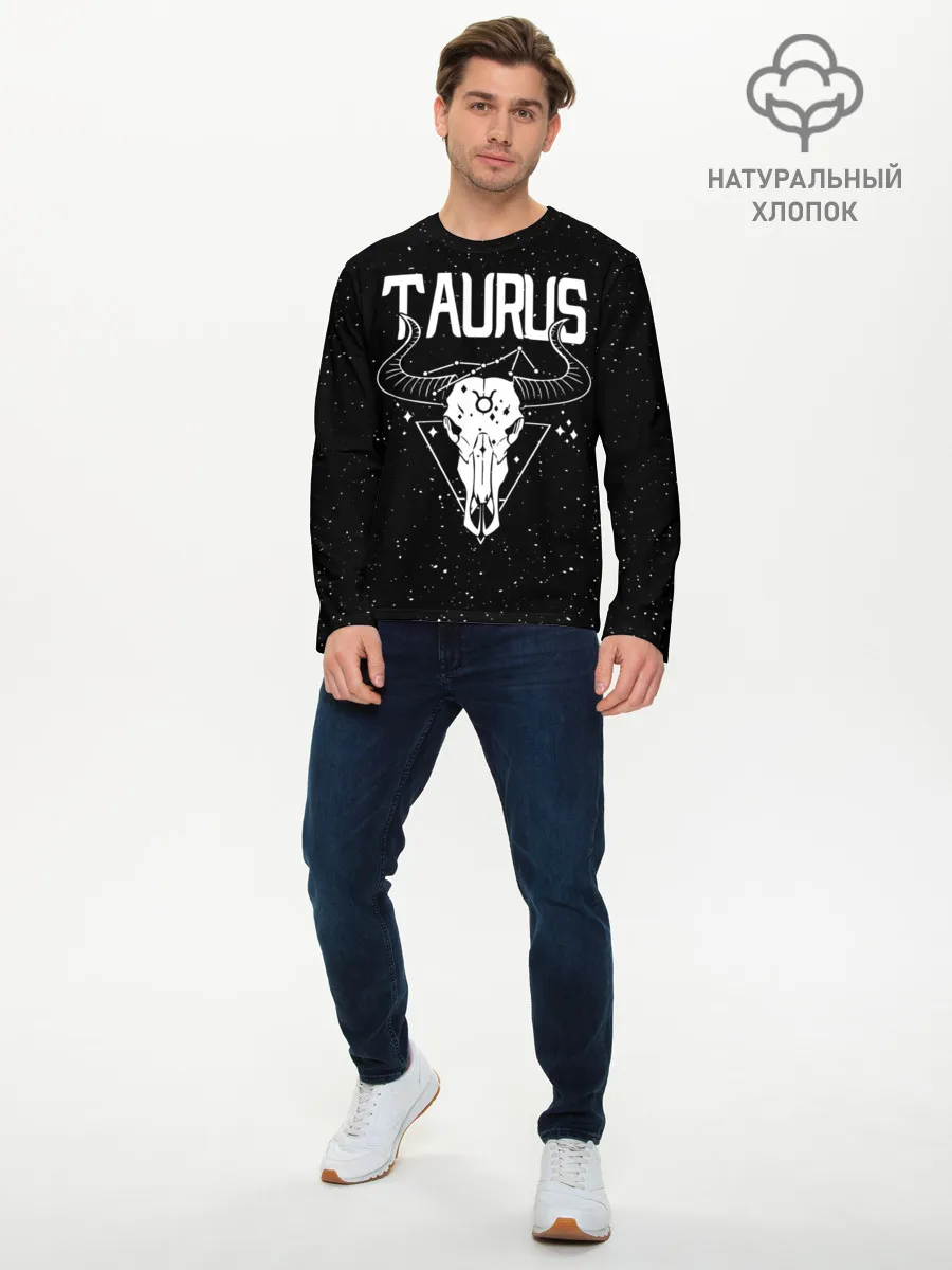 Мужской лонгслив базовый / Dark Taurus