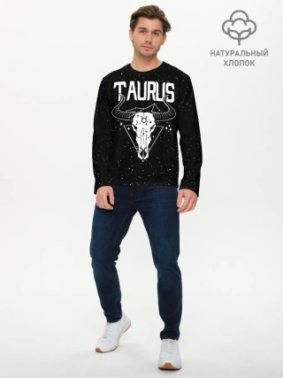 Мужской лонгслив базовый / Dark Taurus