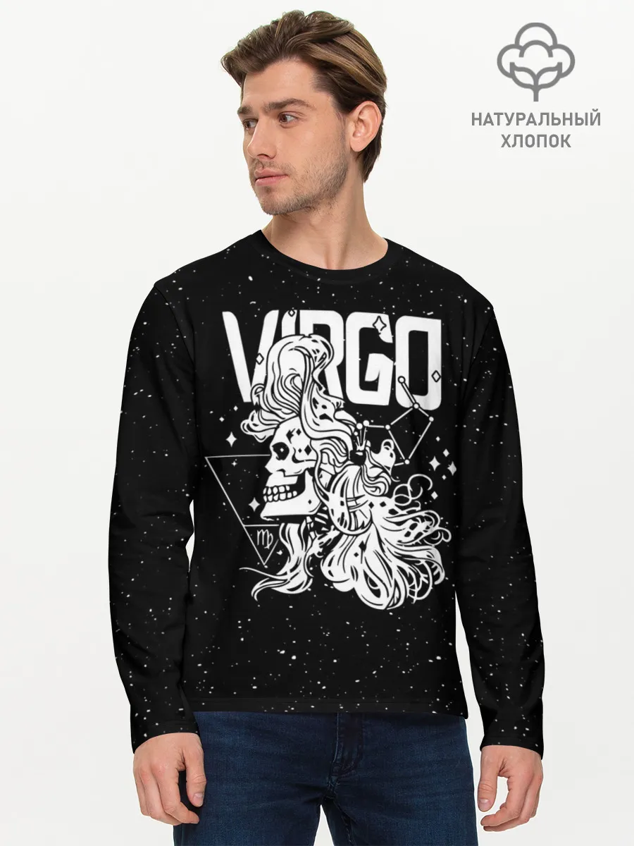 Мужской лонгслив базовый / Dark Virgo