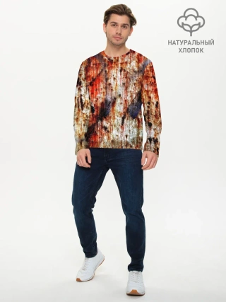 Мужской лонгслив базовый / Ой, где был я вчера