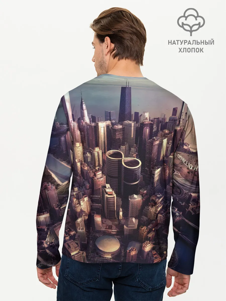 Мужской лонгслив базовый / Sonic Highways - Foo Fighters