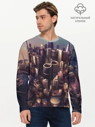 Мужской лонгслив базовый / Sonic Highways - Foo Fighters