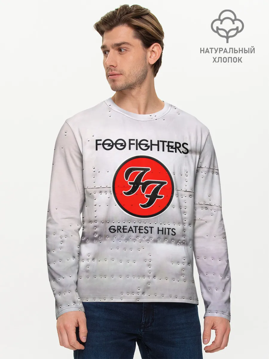 Мужской лонгслив базовый / Greatest Hits - Foo Fighters