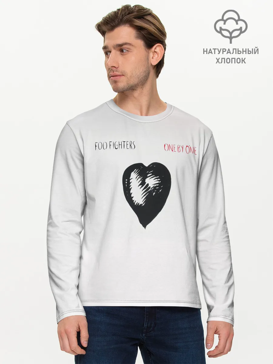 Мужской лонгслив базовый / One by One - Foo Fighters