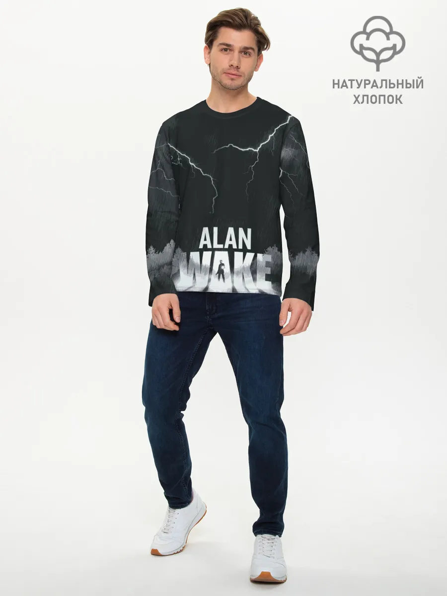 Мужской лонгслив базовый / Alan Wake | Dark Place