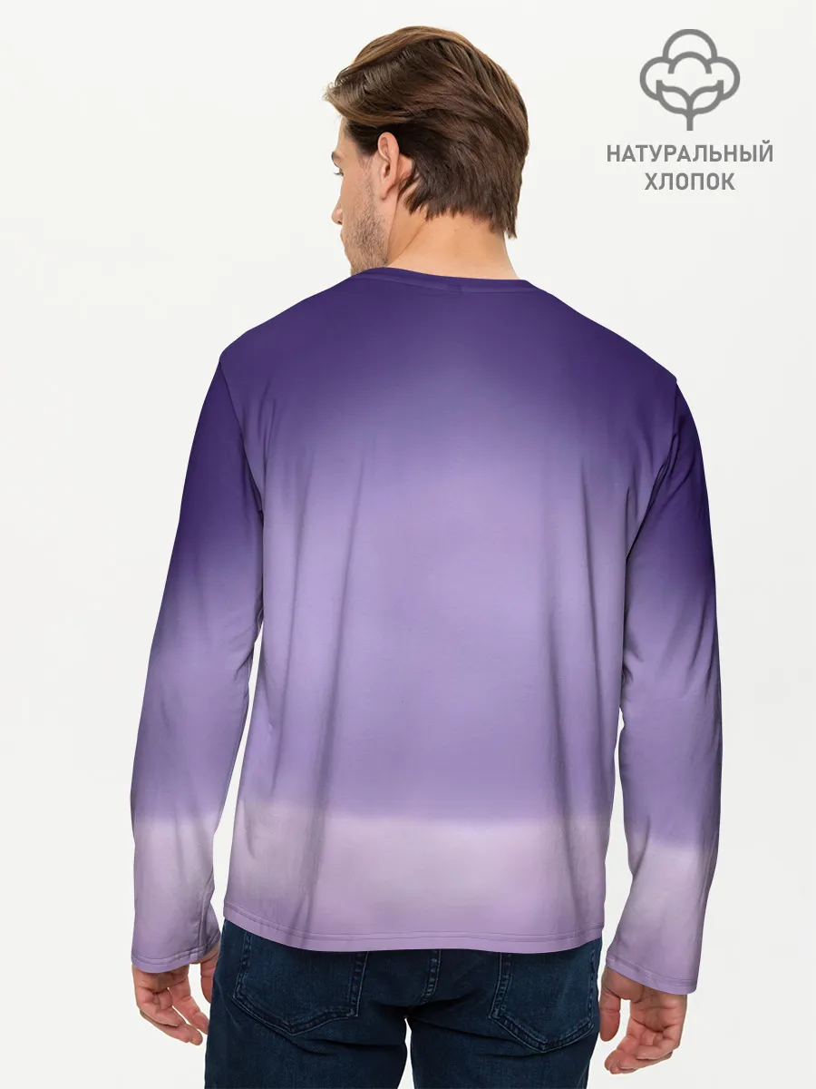 Мужской лонгслив базовый / BTS. Purple