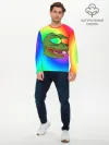 Мужской лонгслив базовый / Pepe rainbow