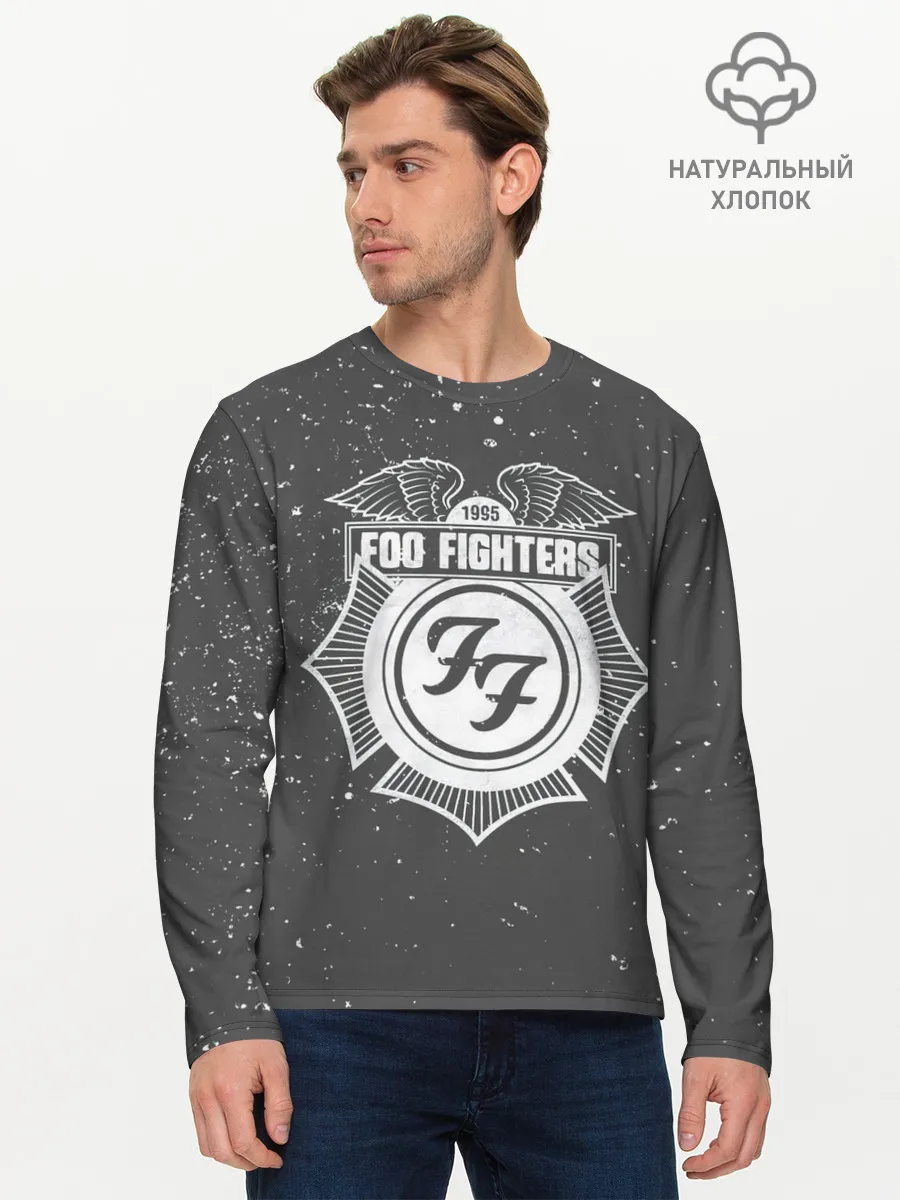 Мужской лонгслив базовый / Foo Fighters 1995 FF
