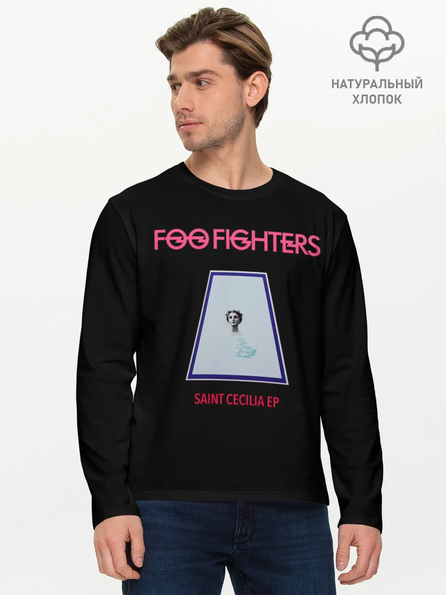 Мужской лонгслив базовый / Saint Cecilia - Foo Fighters