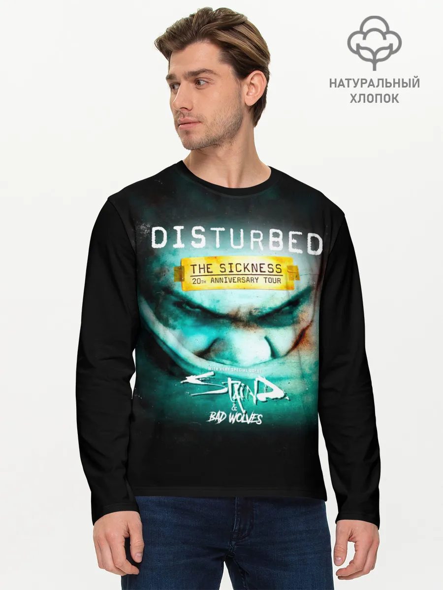 Мужской лонгслив базовый / The Sickness - Disturbed