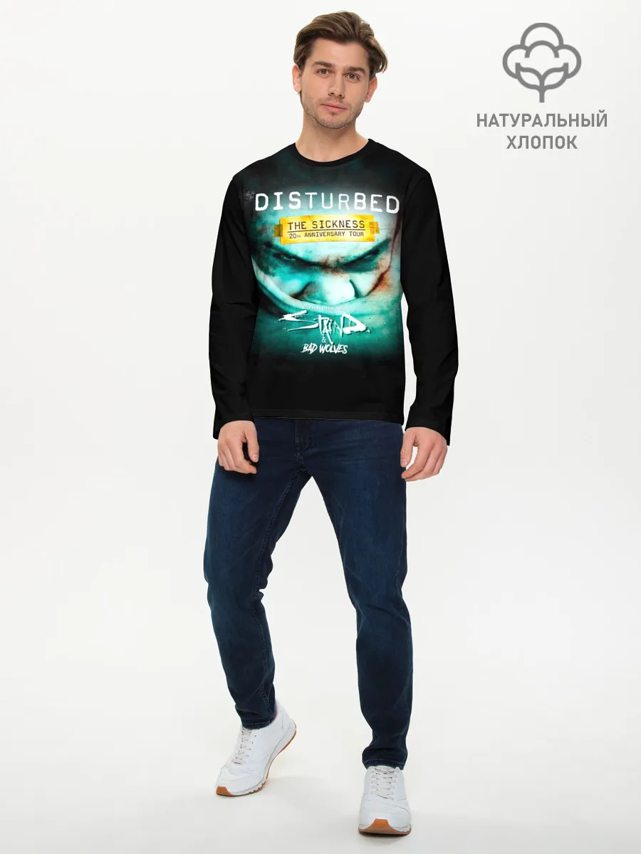 Мужской лонгслив базовый / The Sickness - Disturbed