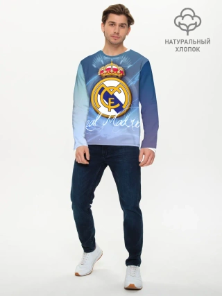 Мужской лонгслив базовый / FC РЕАЛ МАДРИД