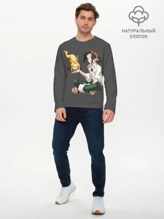 Мужской лонгслив базовый / Веслый Йо