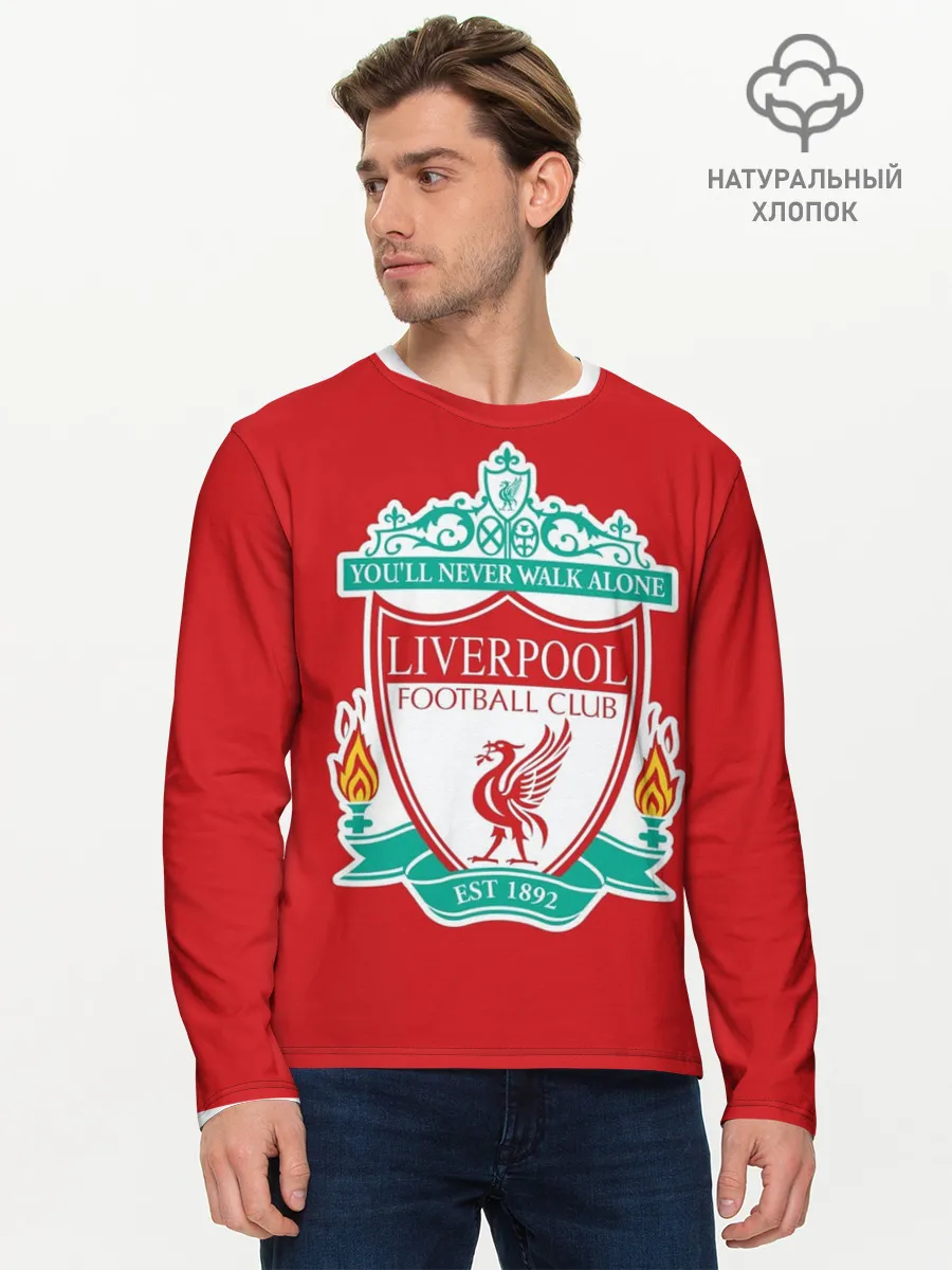 Мужской лонгслив базовый / F.C. LIVERPOOL