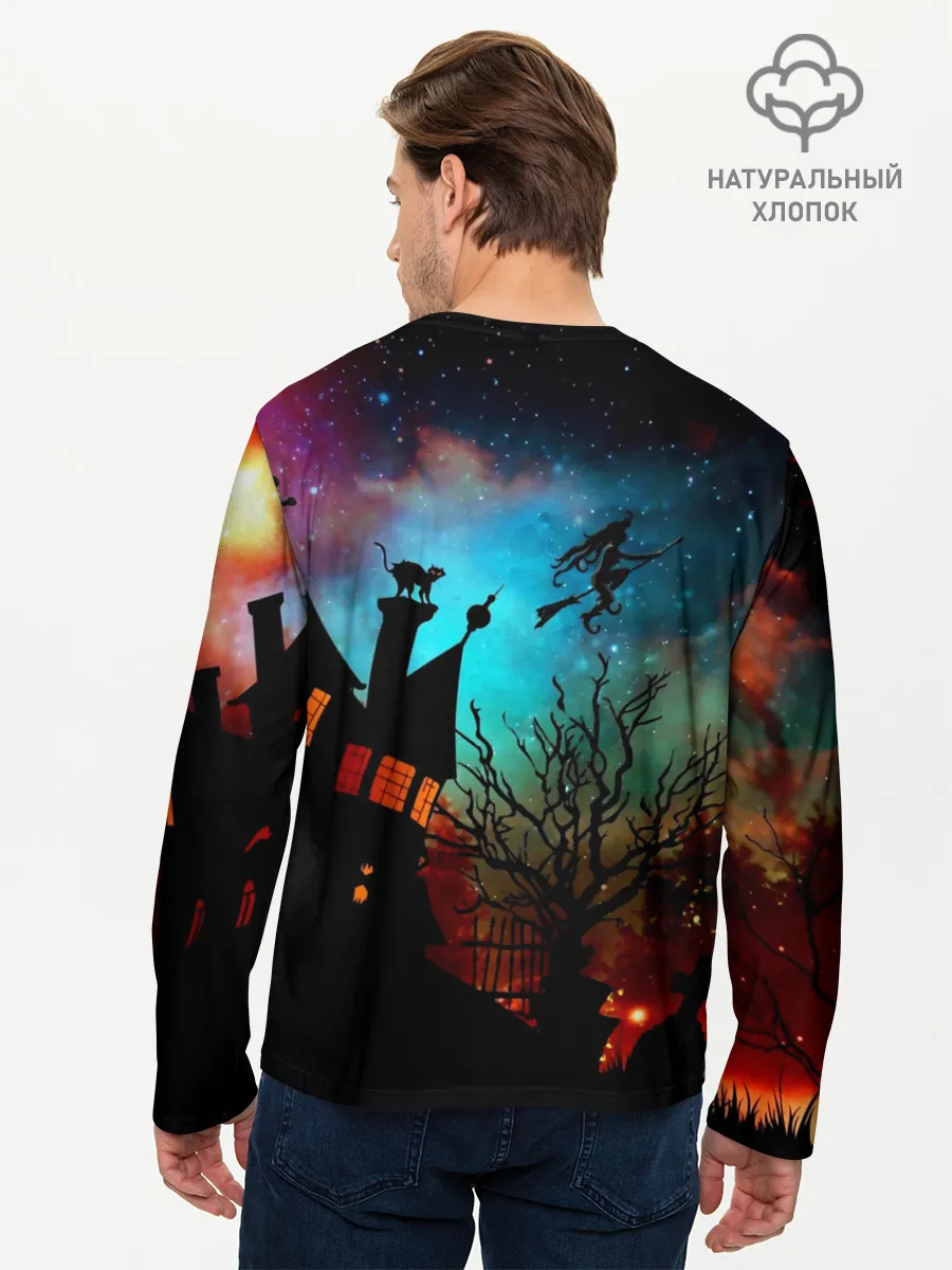 Мужской лонгслив базовый / Молодая колдунья