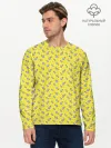 Мужской лонгслив базовый / Pineapple Pattern
