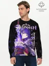 Мужской лонгслив базовый / Сёгун Райдэн / Genshin Impact