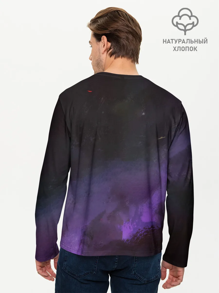 Мужской лонгслив базовый / Дио Брандо Космический из ДЖО джо