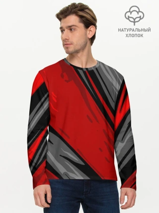 Мужской лонгслив базовый / Сиомбиотический стиль