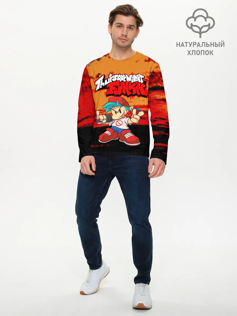 Мужской лонгслив базовый / Friday Night Funkin.