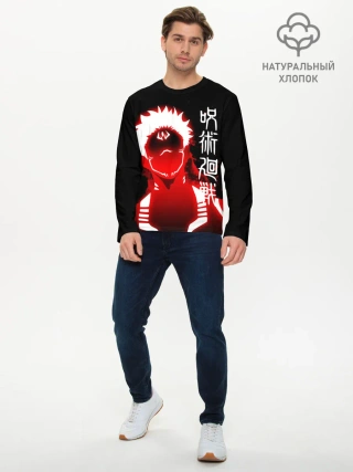Мужской лонгслив базовый / Сукуна - Рёмэн Сукуна