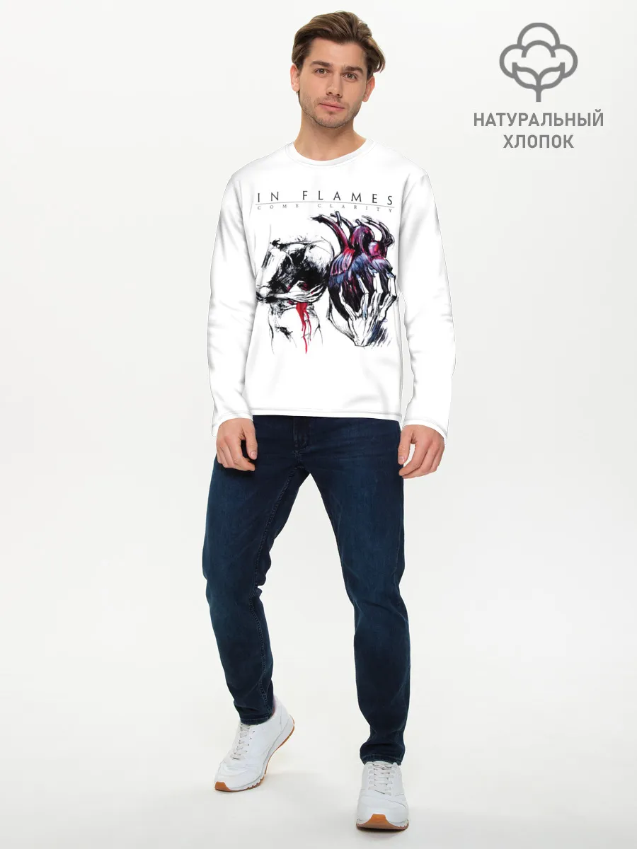 Мужской лонгслив базовый / Come Clarity - In Flames