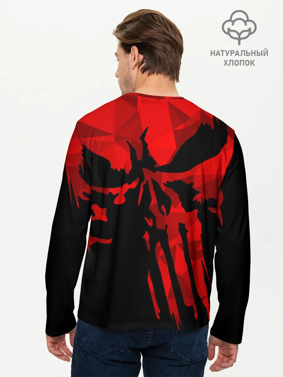 Мужской лонгслив базовый / Геометрия страха