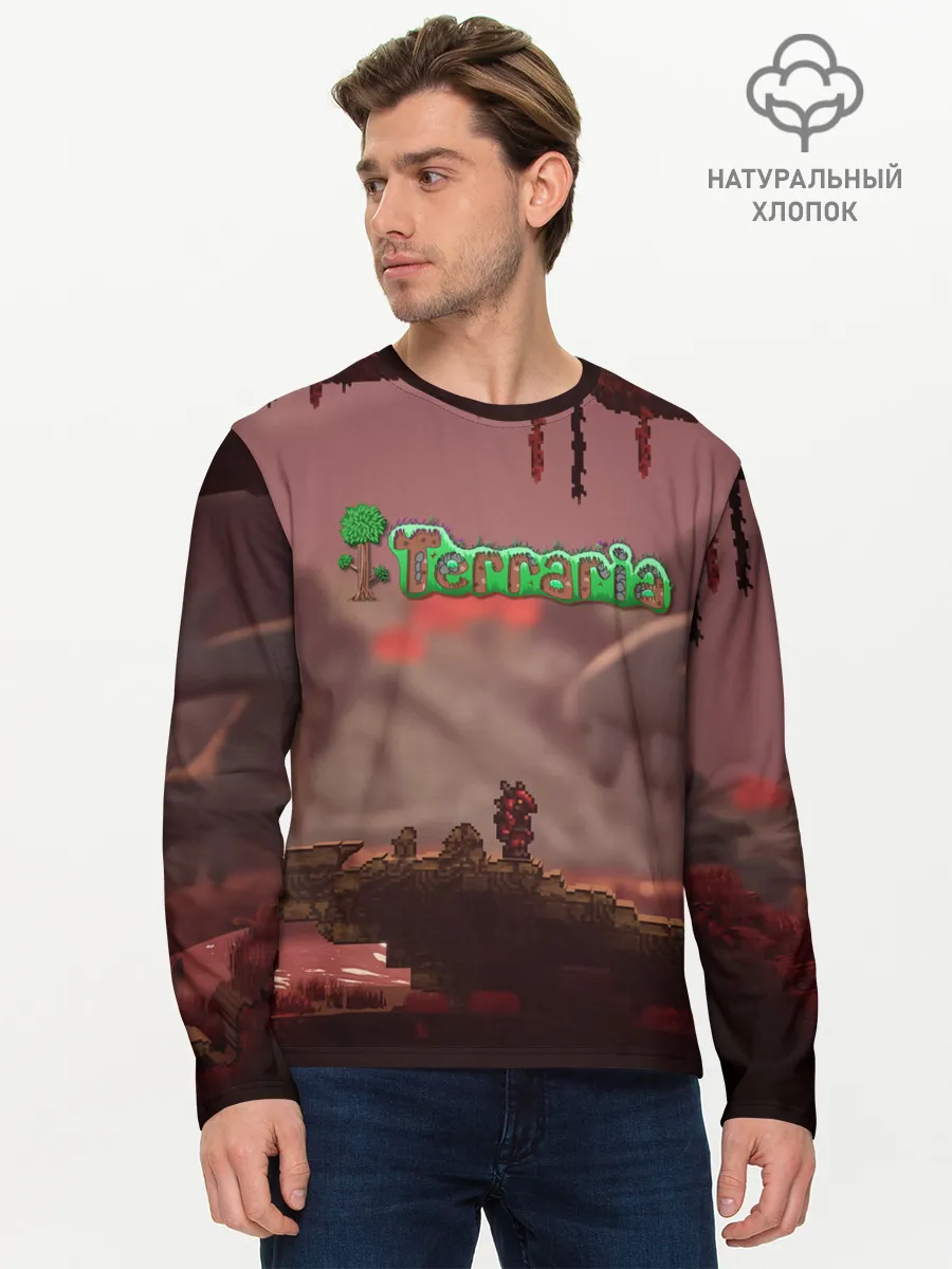 Мужской лонгслив базовый / Terraria | Тэррария