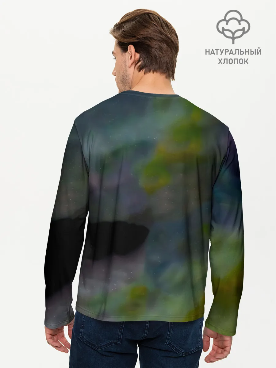 Мужской лонгслив базовый / Точно ртуть алоэ - Мумий Тролль
