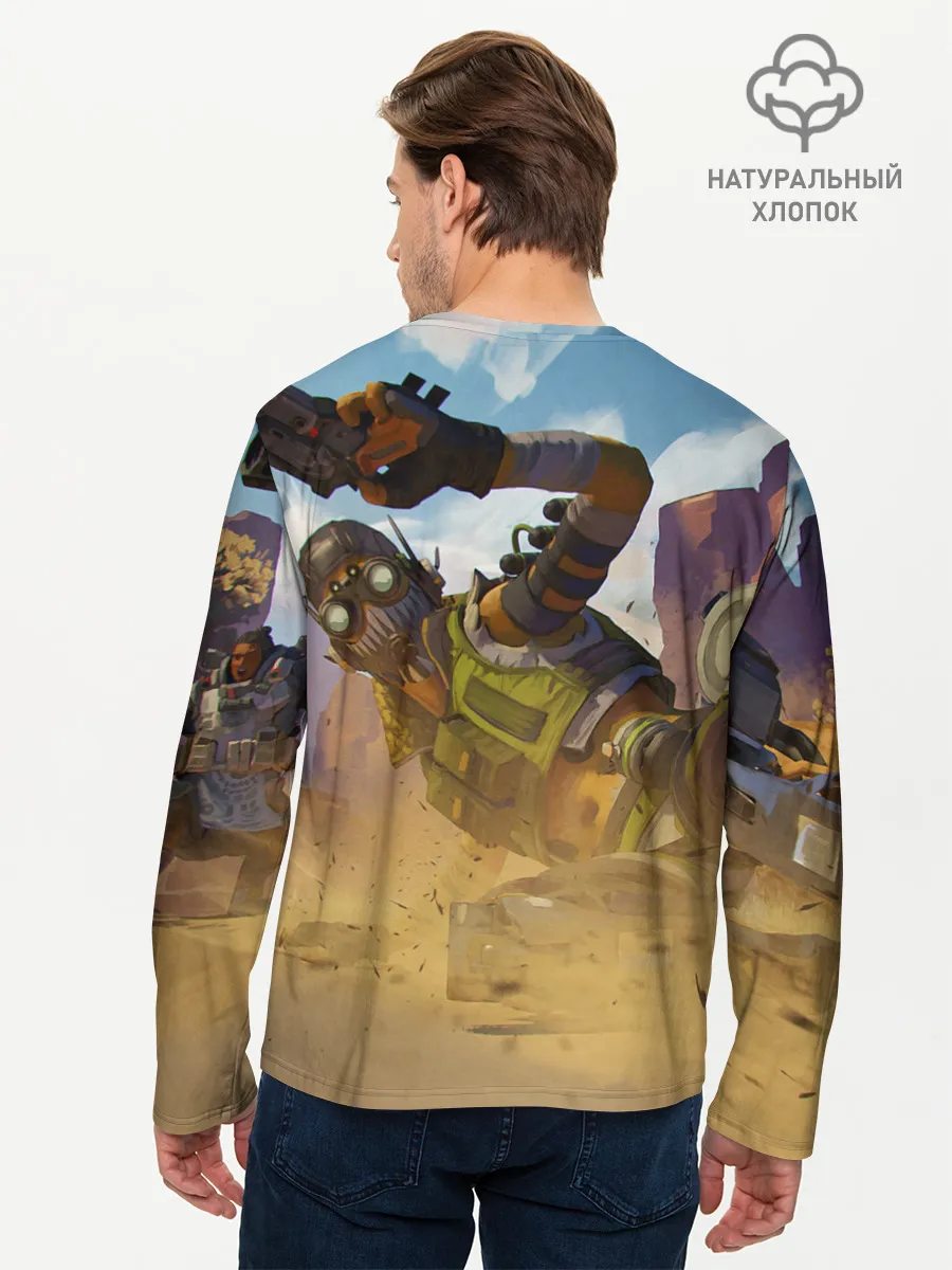 Мужской лонгслив базовый / Октейн в деле