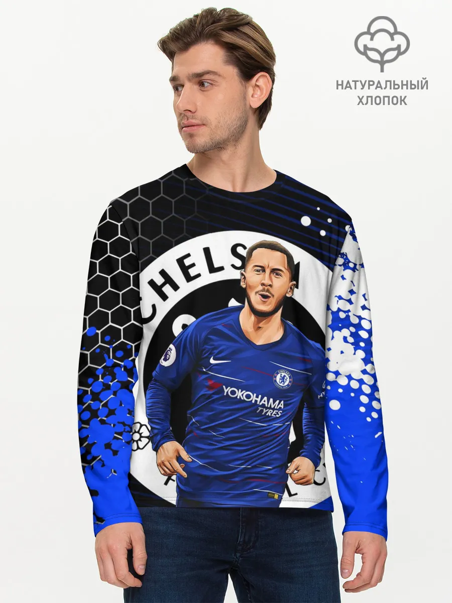 Мужской лонгслив базовый / ЭДЕН АЗАР / CHELSEA / ЧЕЛСИ