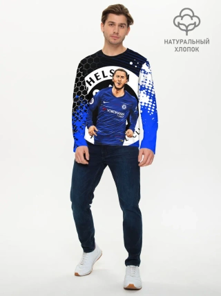 Мужской лонгслив базовый / ЭДЕН АЗАР / CHELSEA / ЧЕЛСИ