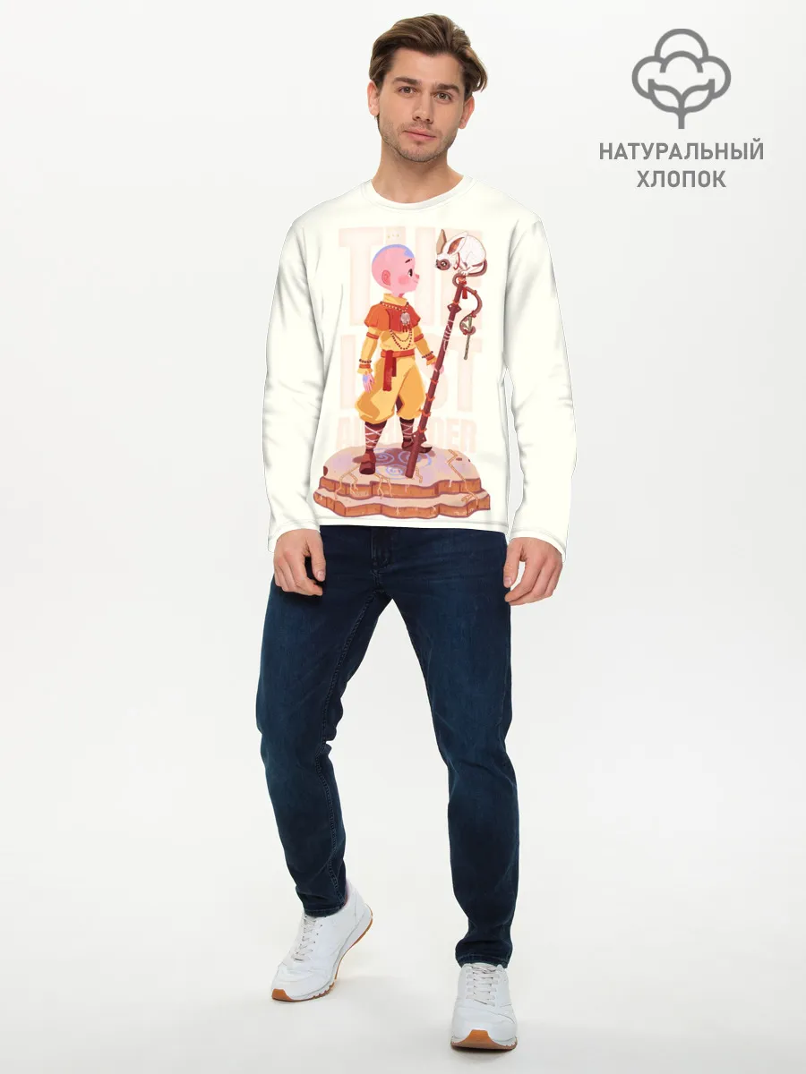 Мужской лонгслив базовый / The last airbender