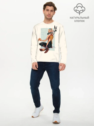 Мужской лонгслив базовый / Aang avatar