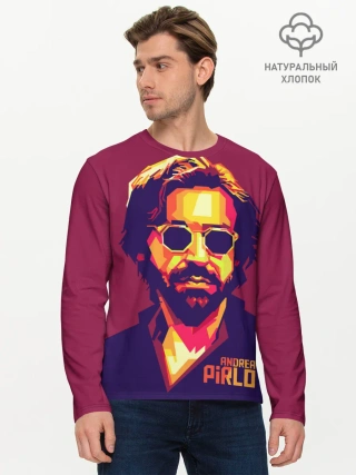 Мужской лонгслив базовый / Андреа Пирло