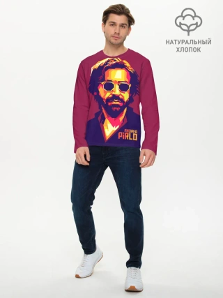 Мужской лонгслив базовый / Андреа Пирло