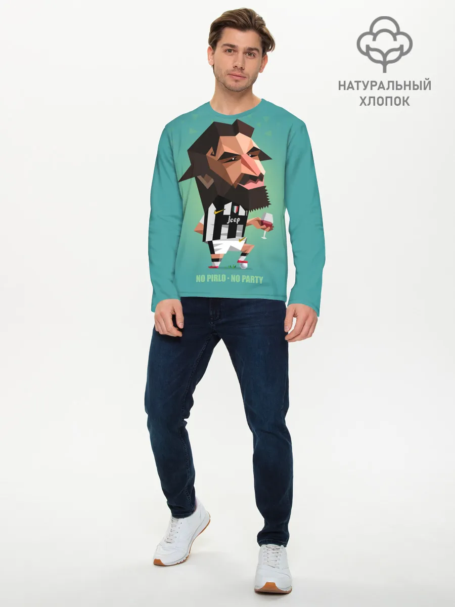 Мужской лонгслив базовый / Андреа Пирло