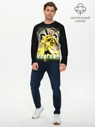 Мужской лонгслив базовый / ЭРЛИНГ ХОЛАНД / ERLING HAALAND
