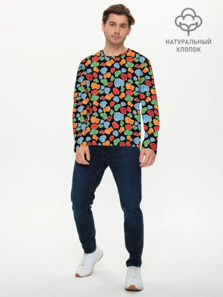 Мужской лонгслив базовый / Бойцовский Клуб