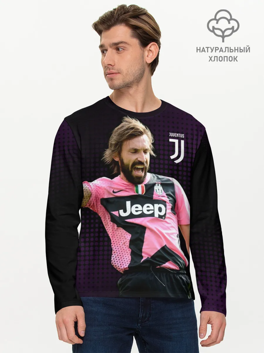 Мужской лонгслив базовый / Andrea Pirlo
