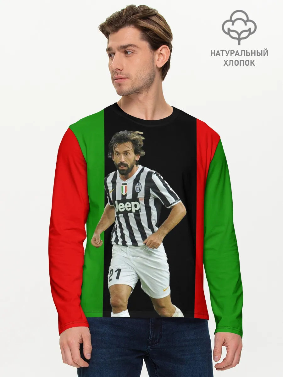 Мужской лонгслив базовый / Andrea Pirlo