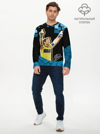 Мужской лонгслив базовый / Iker Casillas