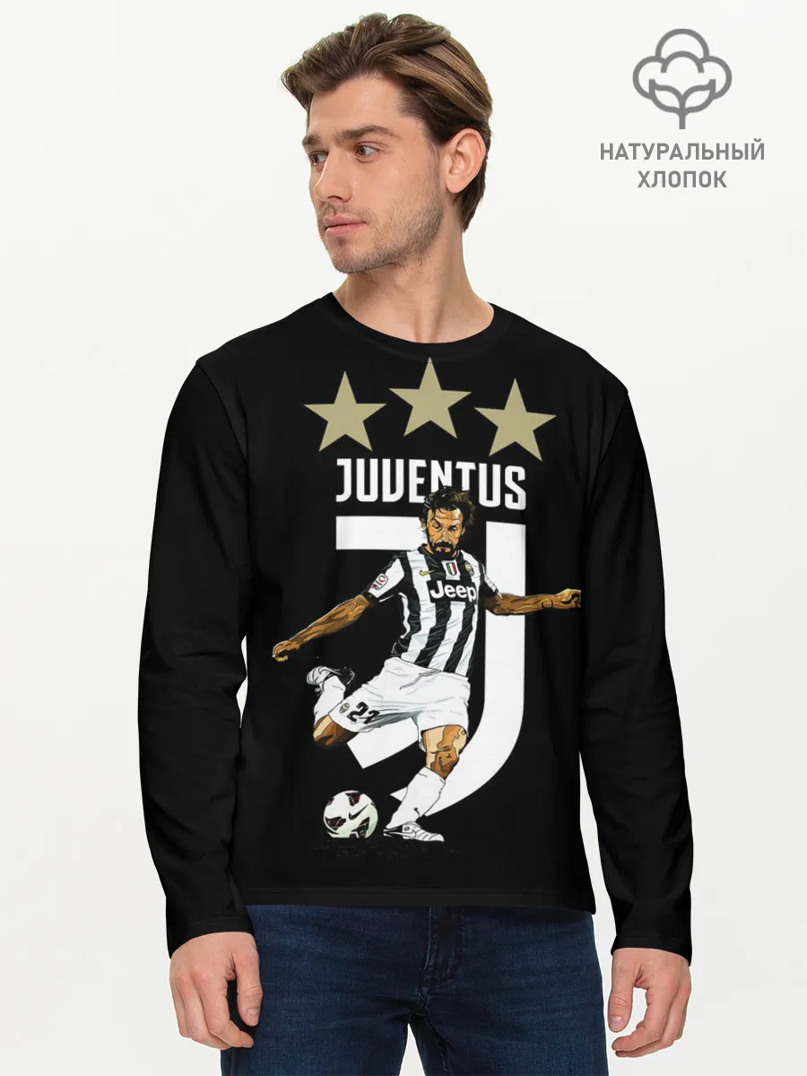 Мужской лонгслив базовый / Андреа Пирло